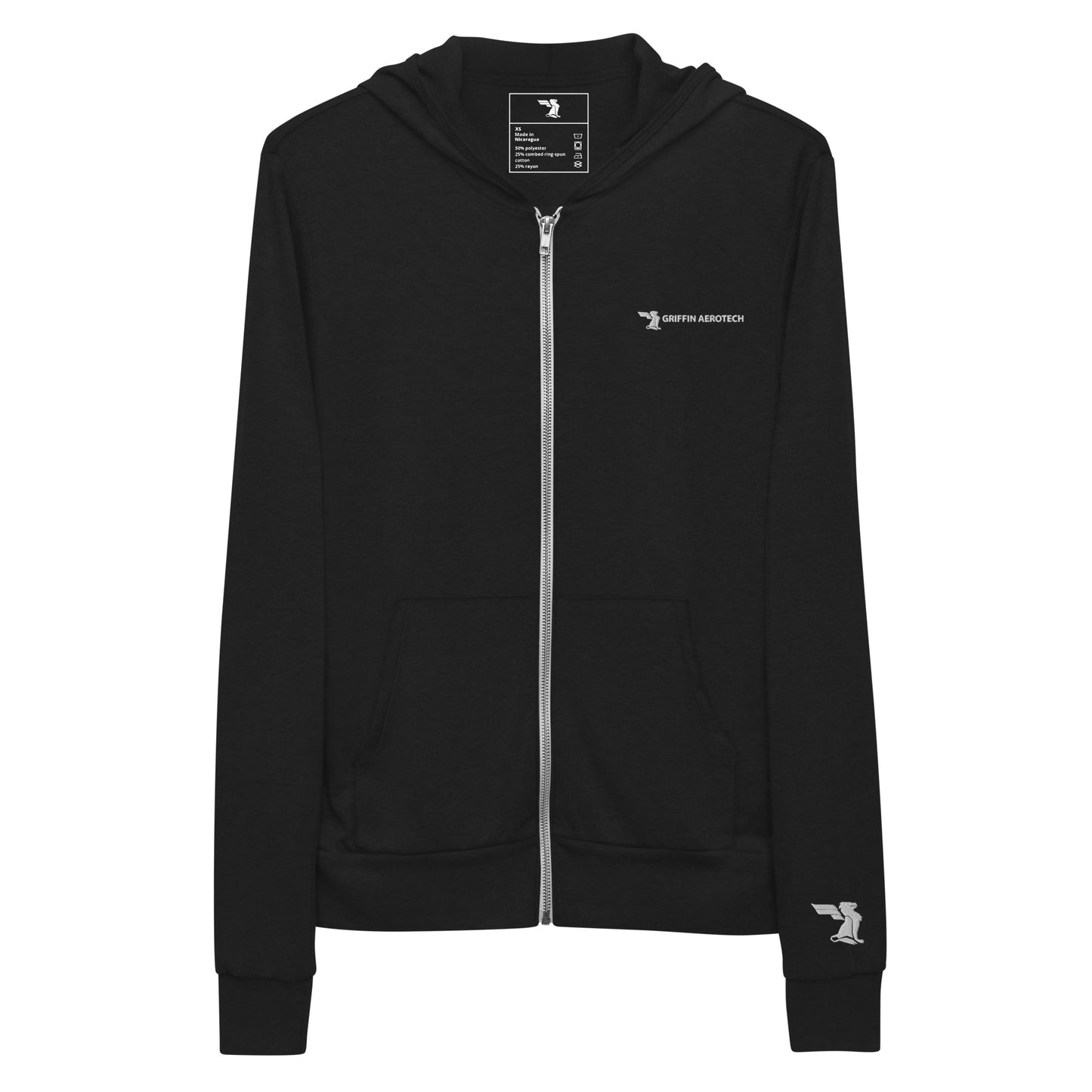 Griffin Aerotech Team Zip Hoodie 2024 - Embroidered